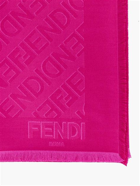 fendi shawl pink|Fendi cashmere shawls.